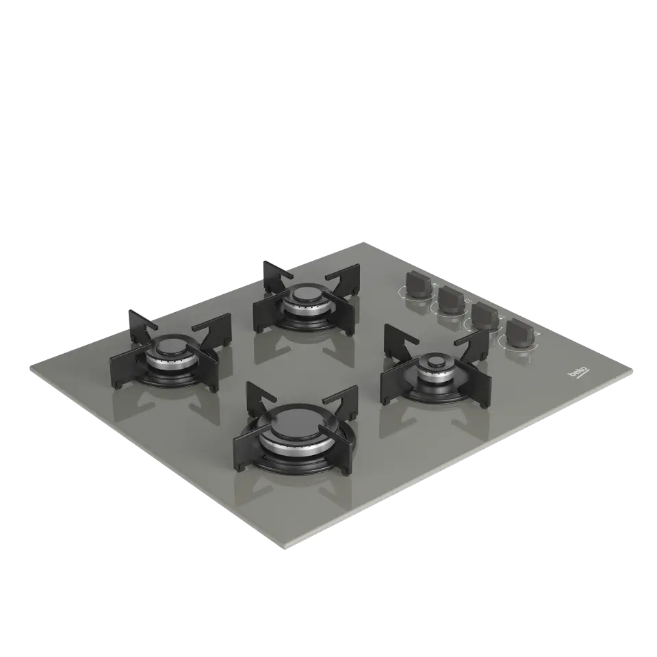 BEKO BOCD T 6011 EG Gazlı Cam Tablalı Ocak