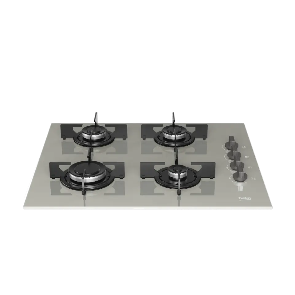 BEKO BOCD T 6011 EG Gazlı Cam Tablalı Ocak