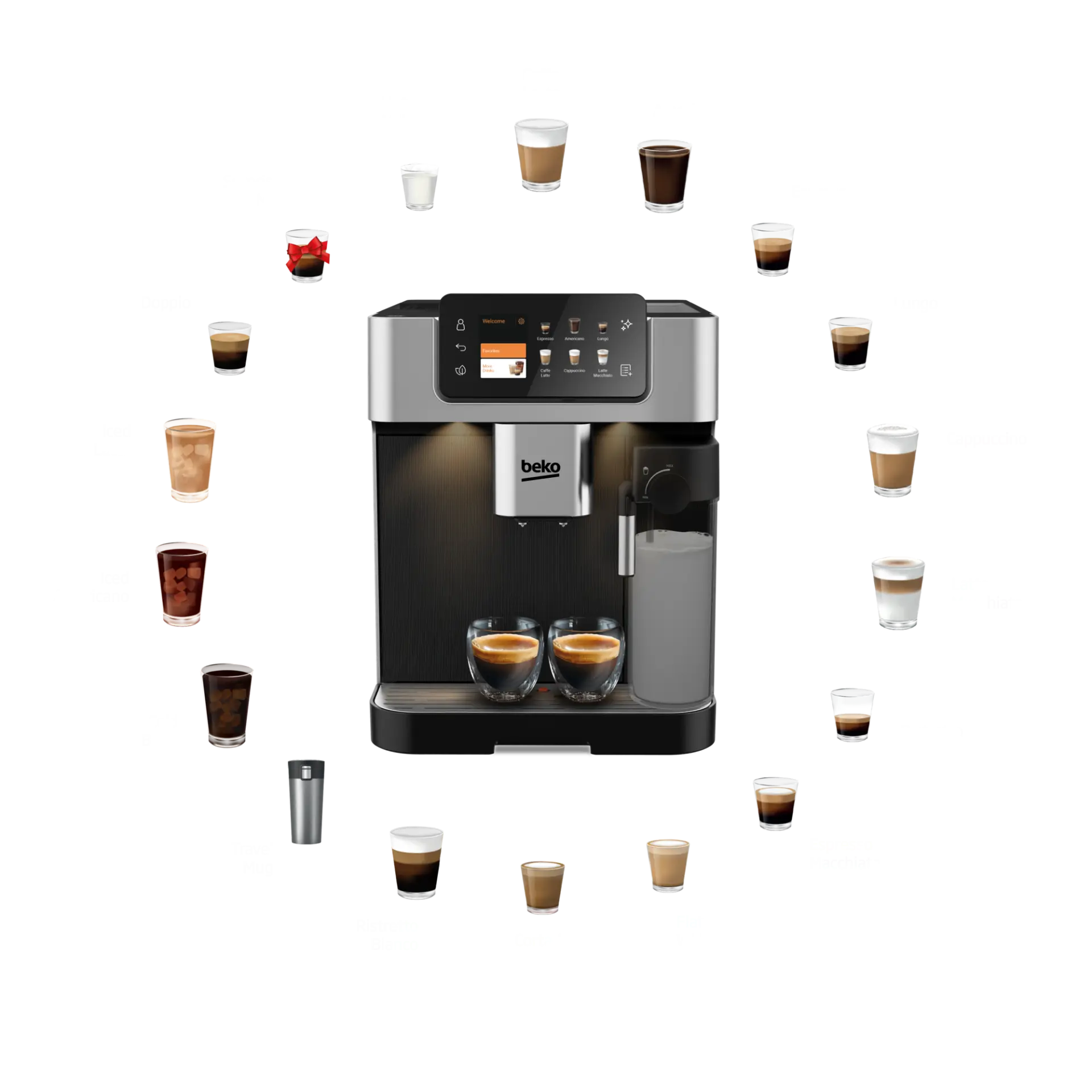 BEKO CEG 7348 X CaffeExperto® Tam Otomatik Espresso Makinesi