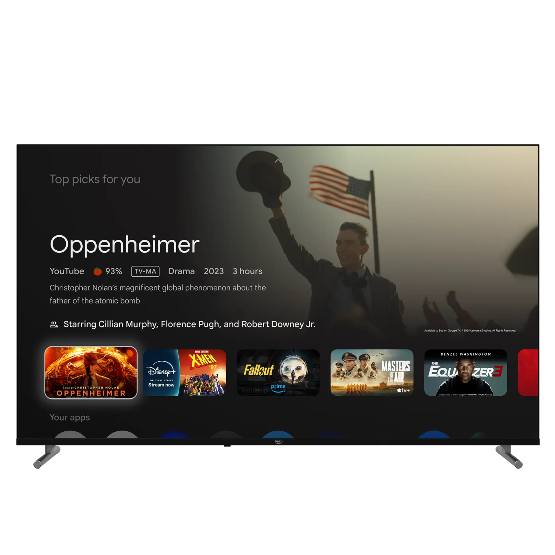 BEKO Crystal 7 55'' 4K UHD Google TV - B 755 C Smart TV