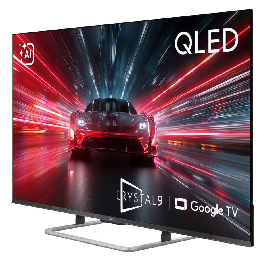 BEKO Crystal 9 AI QLED 120Hz 65'' 4K UHD Google TV B 965 C AI Smart TV