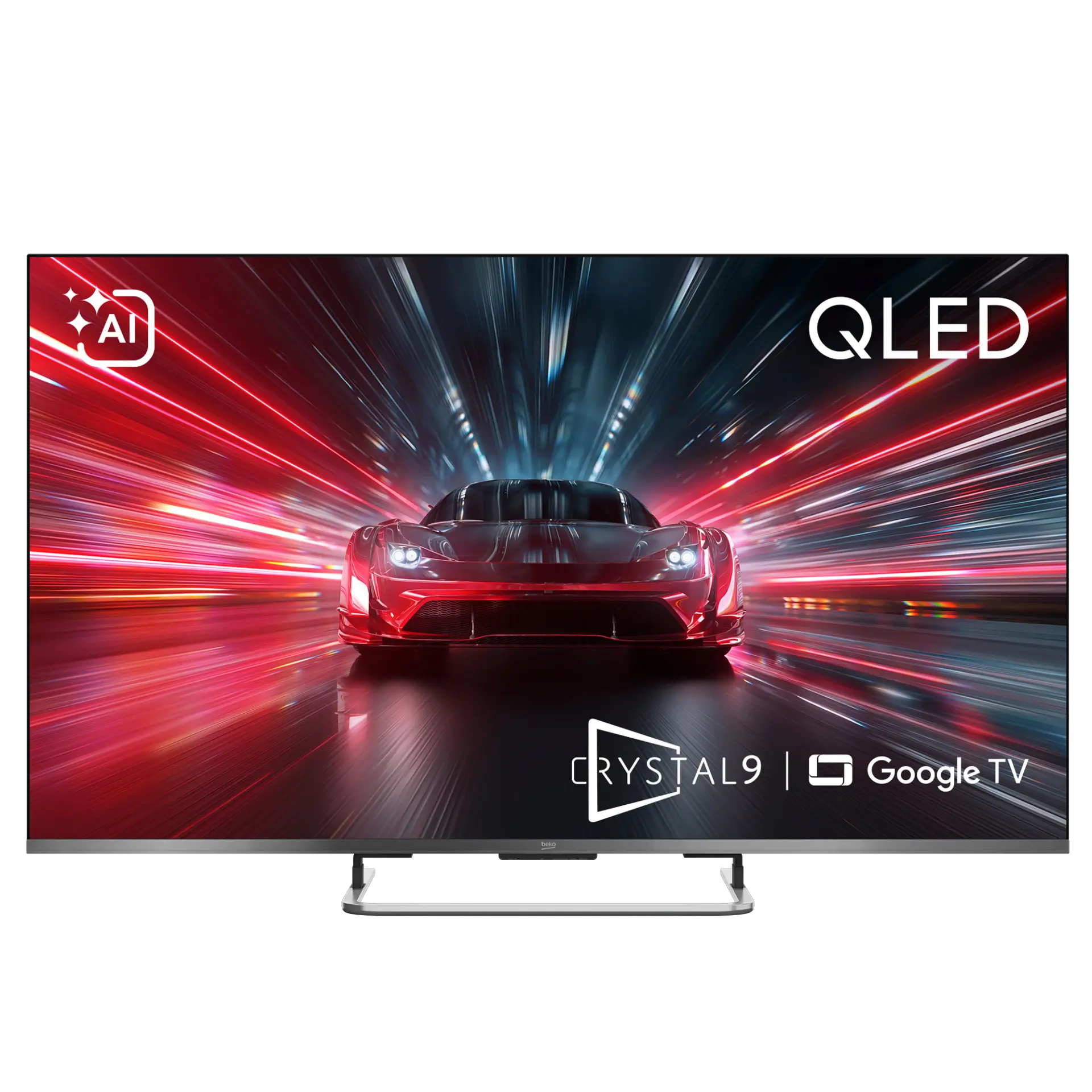 BEKO Crystal 9 AI QLED 120Hz 65'' 4K UHD Google TV B 965 C AI Smart TV