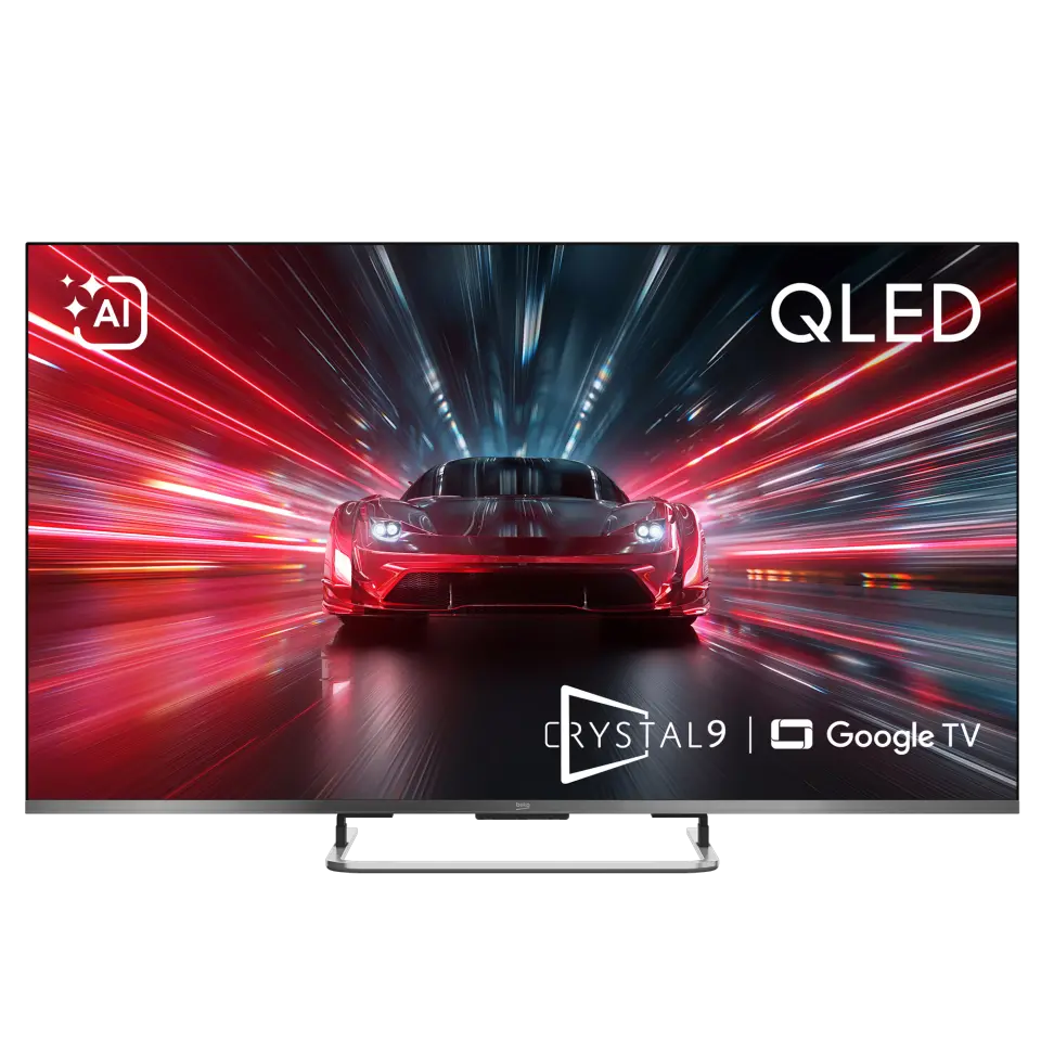 BEKO Crystal 9 AI QLED 120Hz 65'' 4K UHD Google TV B 965 C AI Smart TV
