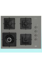 Beko Bocd K 6510 Ewg Cam Ankastre Gri Doğalgazlı Ocak