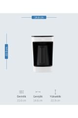 Beko Orginal Tkm 2341 Keyf-i Bol Beyaz Türk Kahve Makinesi