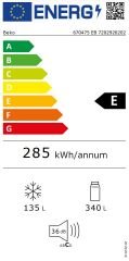 Beko 670475 EB Kombi No Frost Buzdolabı