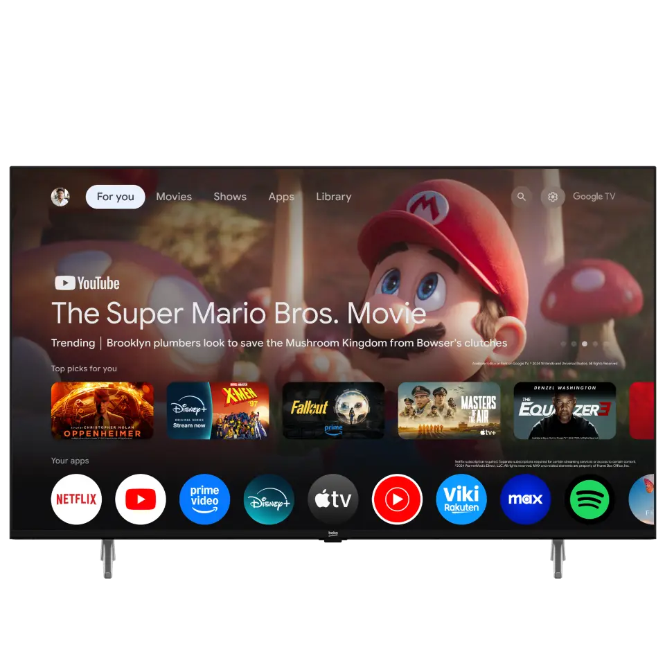 BEKO Crystal 7 75'' 4K UHD Google TV - B75 E 795 B Smart TV